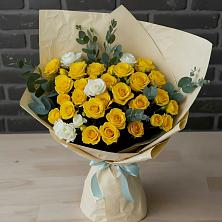 Букет цветов из:  Розы в Советском