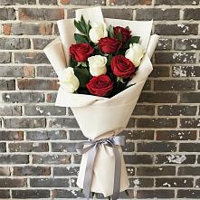 Букет цветов из:  Розы в Советском