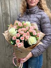 Букет цветов из:  Розы в Советском