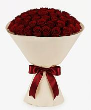 Букет 101 Бордовая роза Блэк Бакарра в Советском
