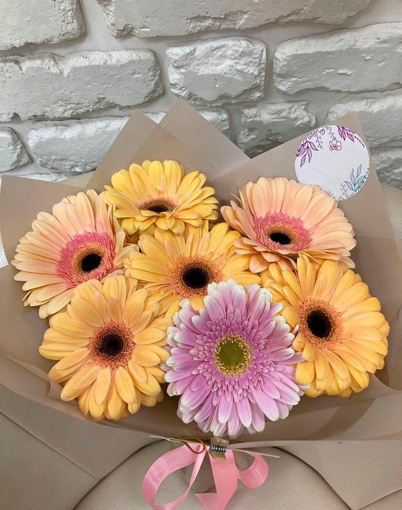 Букет цветов из: Герберы в Советском