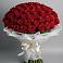 Букет 101 Красная роза Блэк Мэджик в Советском