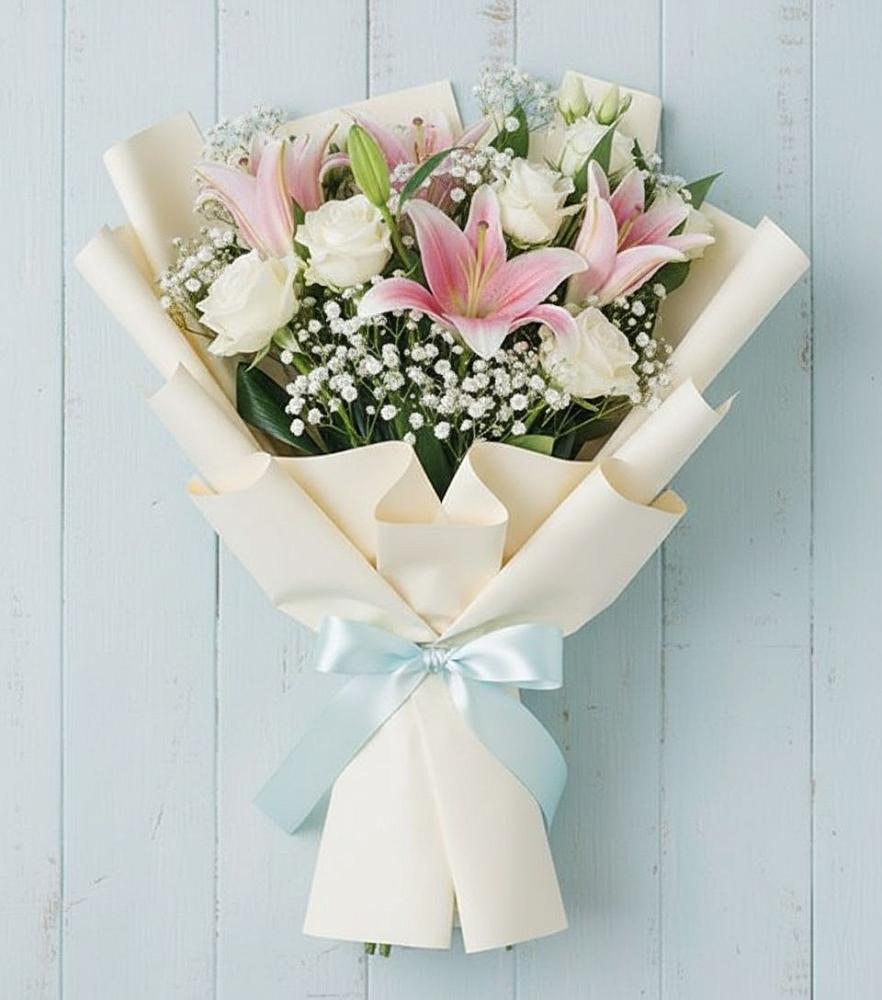 Букет цветов из: Лилии в Советском