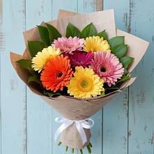 Букет цветов из:  Герберы #REPLACE_PRED# Советском