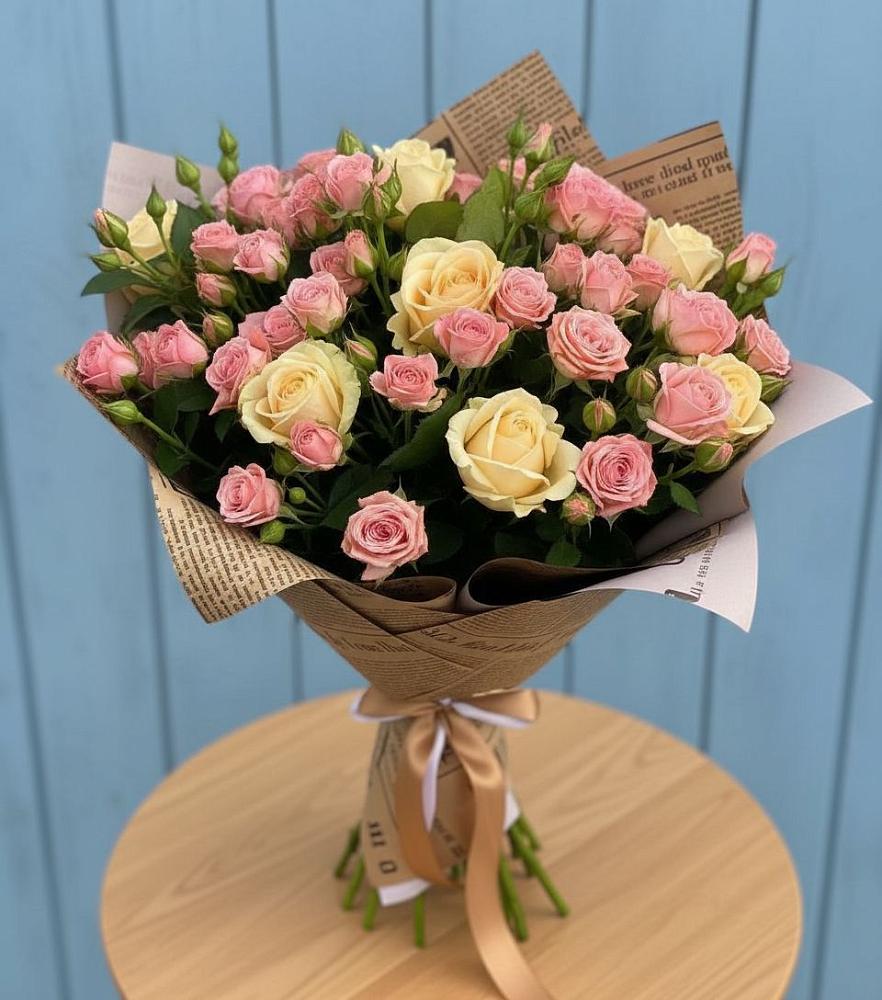 Букет цветов из: Розы в Советском