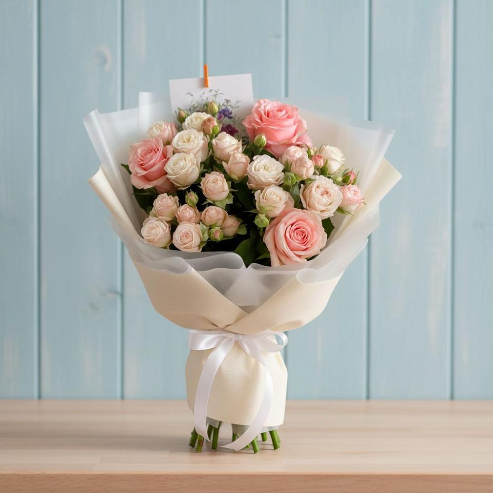 Букет цветов из: Розы в Советском