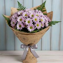 Букет цветов из:  Хризантемы в Советском