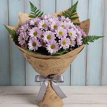 Букет цветов из:  Хризантемы в Советском