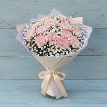 Букет цветов из:  Гвоздики в Советском