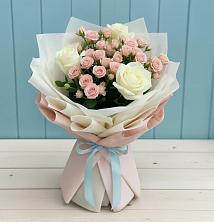 Букет цветов из:  Розы в Советском