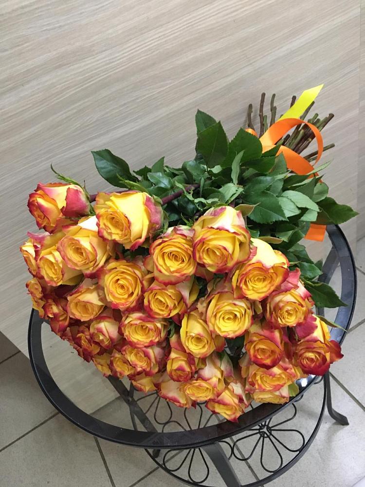 Букет Желтые розы в Советском