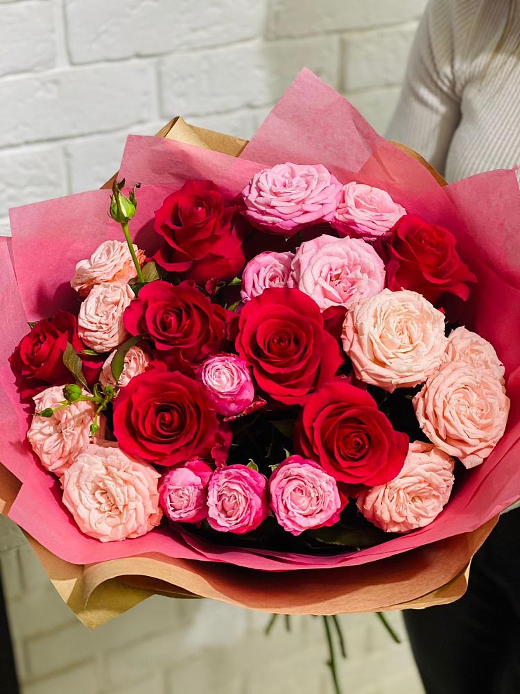 Букет цветов из: Розы в Советском