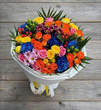 Букет цветов из:  Розы и Хризантемы #REPLACE_PRED# Советском