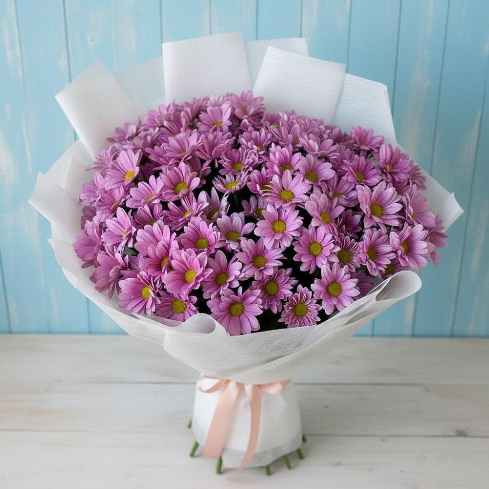 Букет цветов из: Хризантемы в Советском