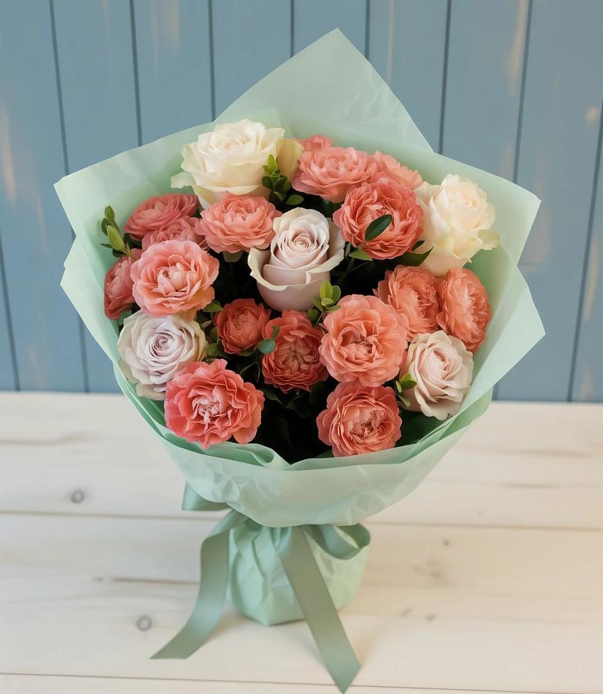 Букет цветов из: Розы в Советском