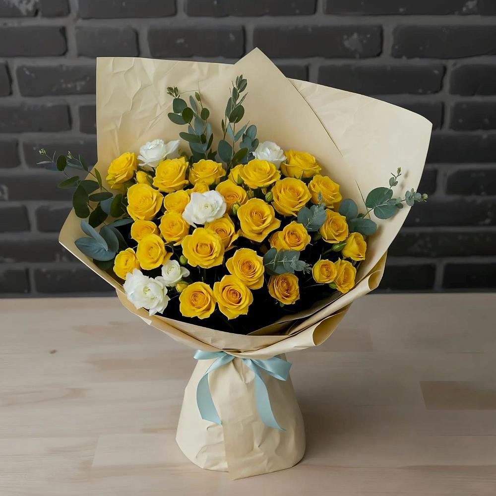 Букет цветов из: Розы в Советском