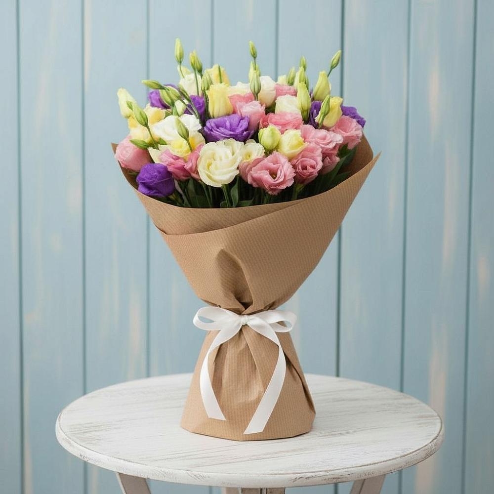 Букет цветов из: Лизиантусы в Советском