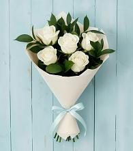 Букет цветов из:  Розы в Советском