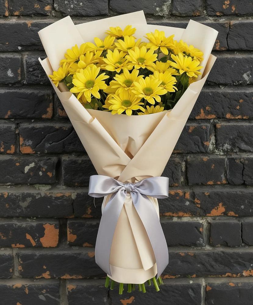 Букет цветов из: Хризантемы в Советском