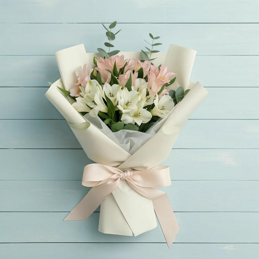 Букет цветов из: Альстромерии в Советском