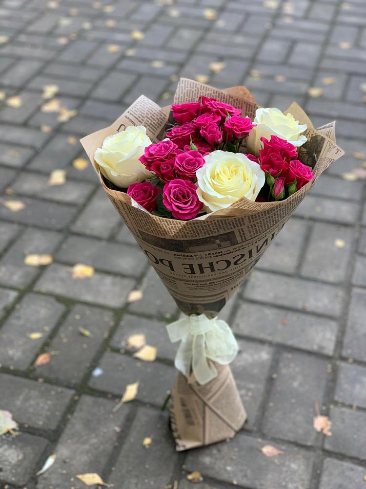 Букет цветов из: Розы в Советском