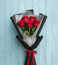 Букет цветов из:  Розы в Советском