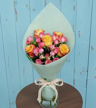 Букет цветов из:  Розы в Советском